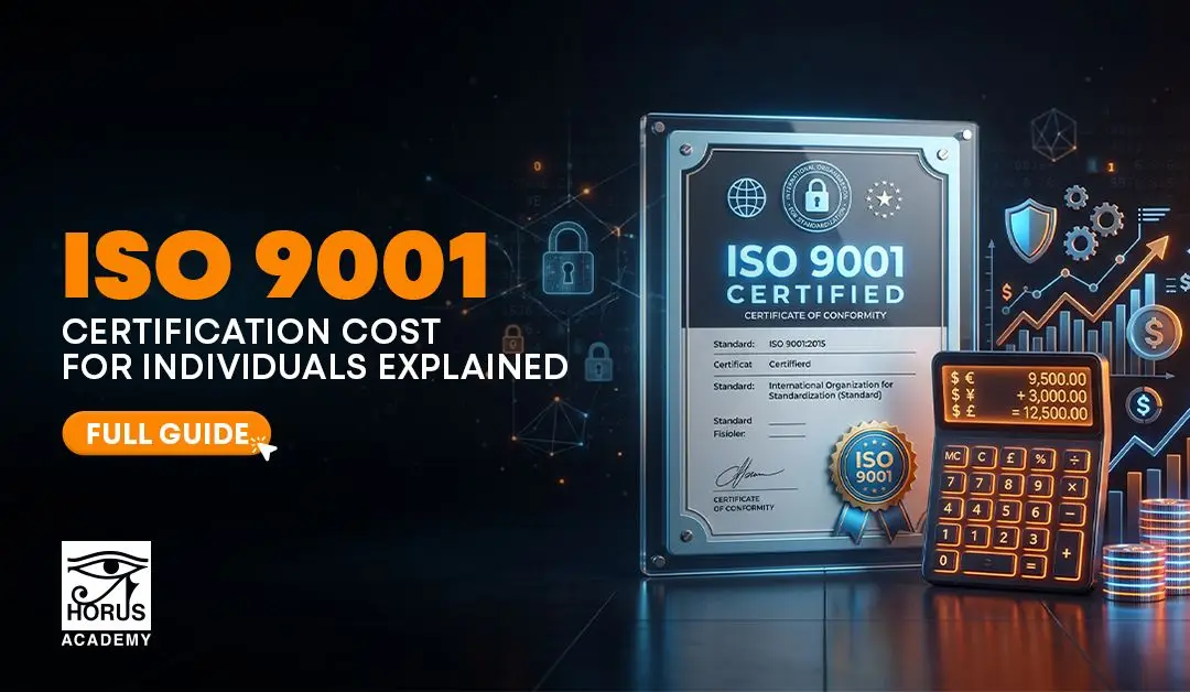 iso 9001 certification cost for individuals
